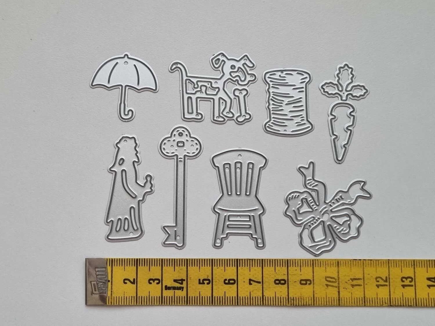 Mixade die cuts, 8 st