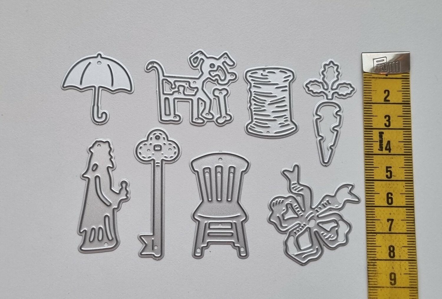 Mixade die cuts, 8 st