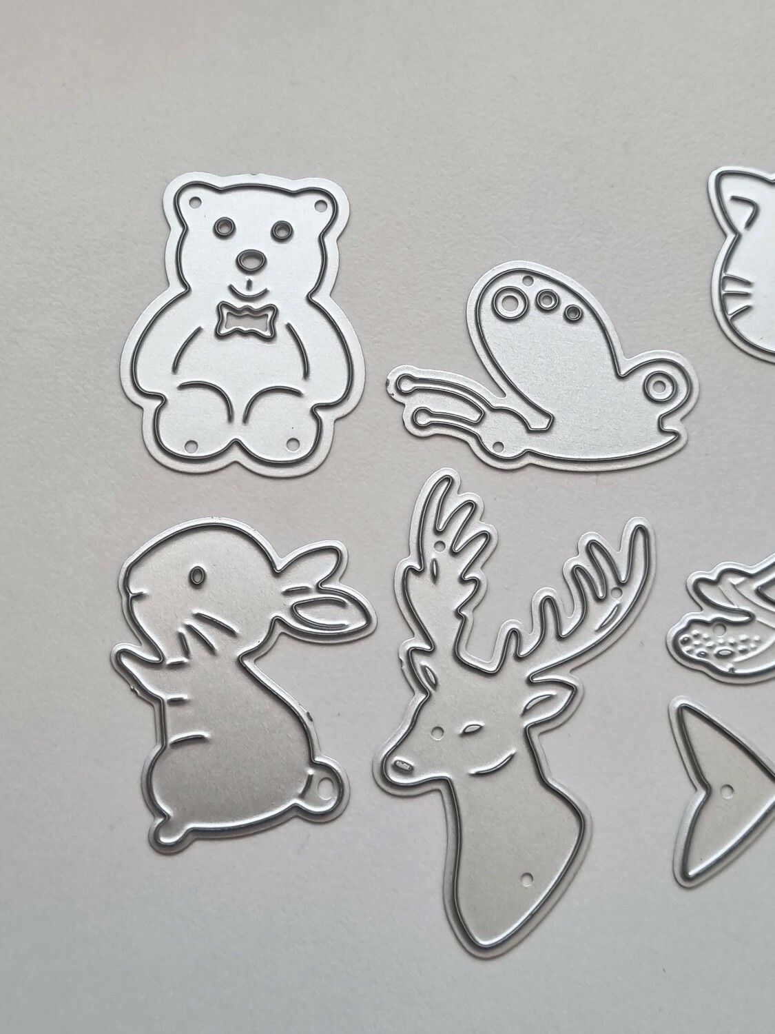 Scrapbooking, dies, cutting dies - 9 st djur