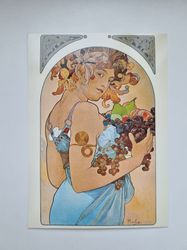 Vykort - Alphonse Mucha, Le Fruit