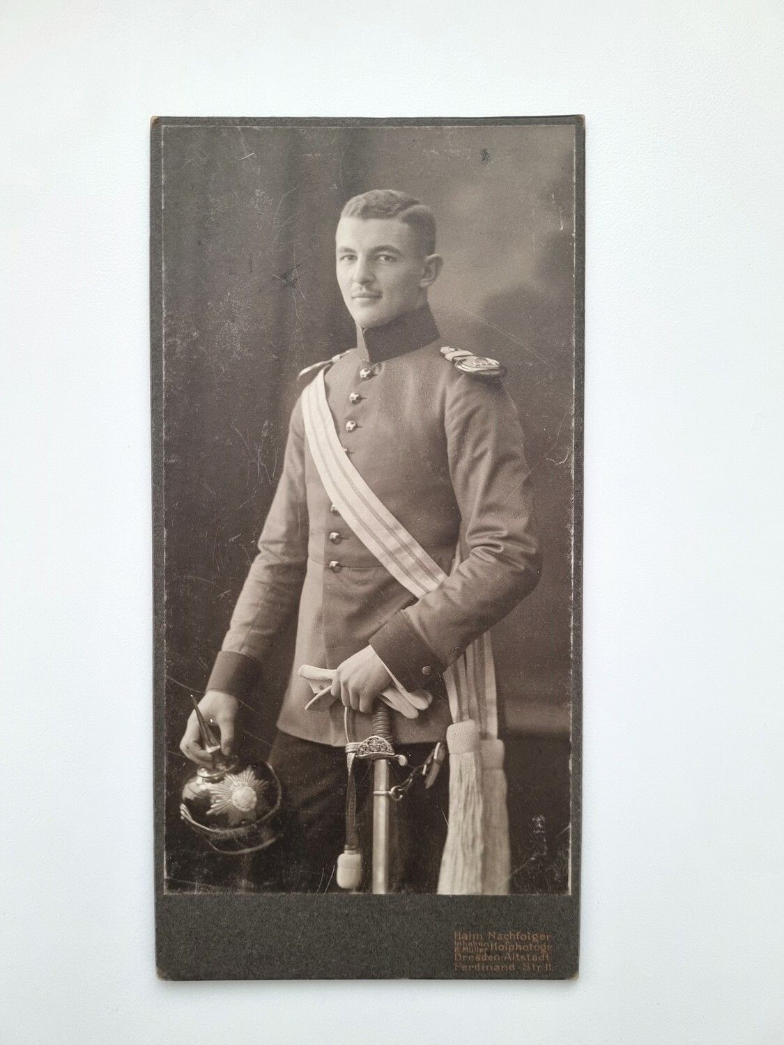 Bild/foto Soldat, daterad 1913