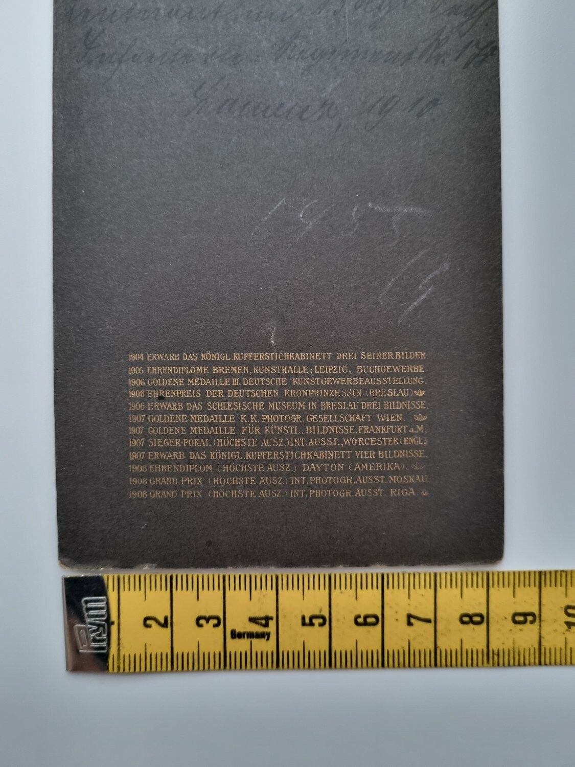 Bild/foto Soldat, daterad 1910
