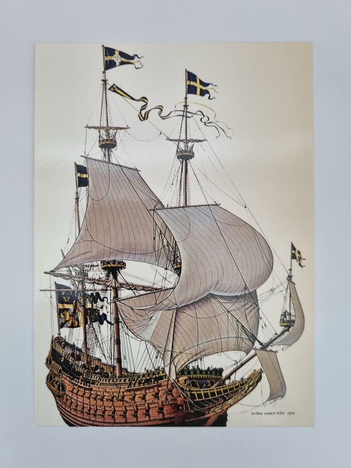 Vykort - Björn Landström, Vasa