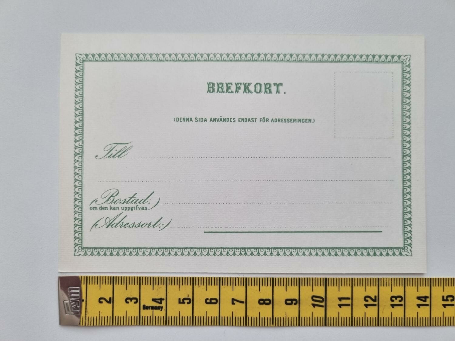 Vykort - Brefkort - Helsning från Sundsvall