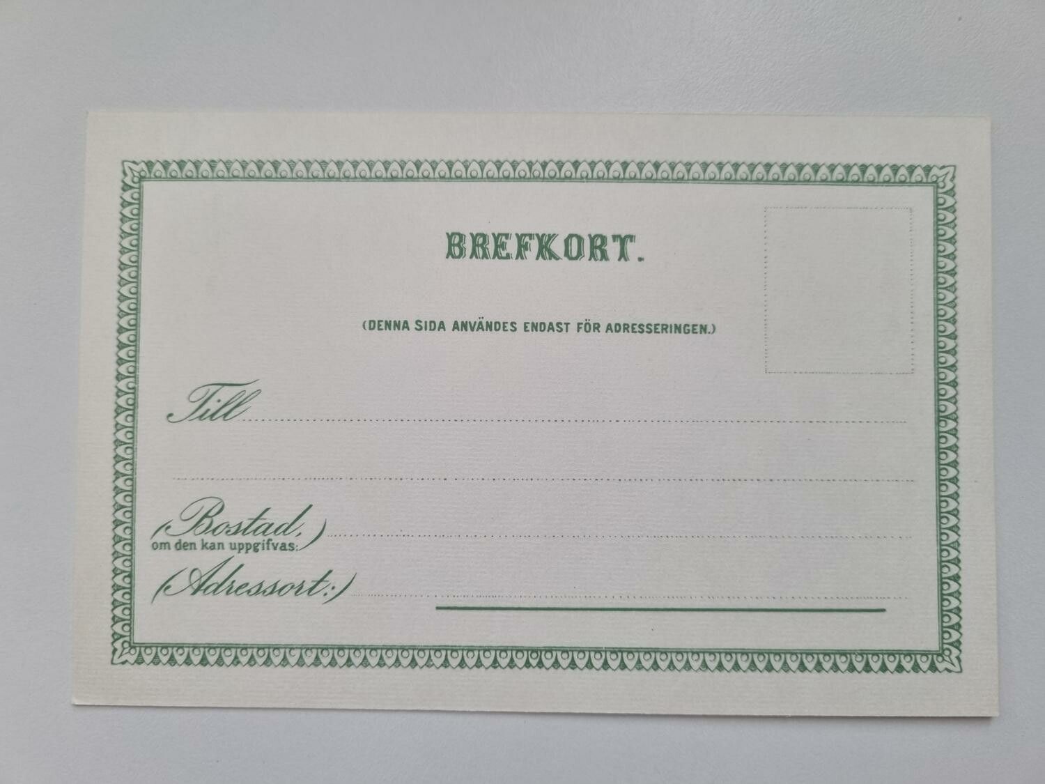 Vykort - Brefkort - Helsning från Sundsvall