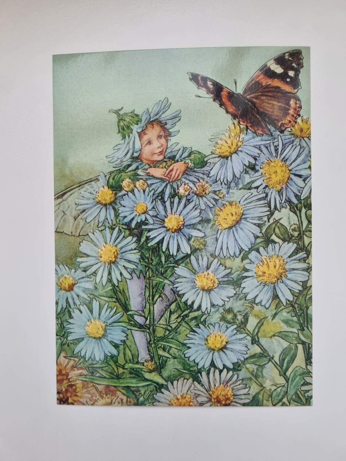 Vykort - Cicely Mary Barker, Älvan Aster