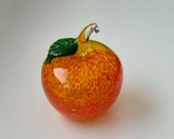 Glasfrukt, Äpple i glas, dekorationsföremål