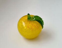 Glasfrukt, Äpple i glas, dekorationsföremål