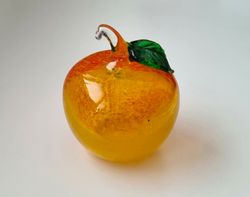Glasfrukt, Äpple i glas, dekorationsföremål