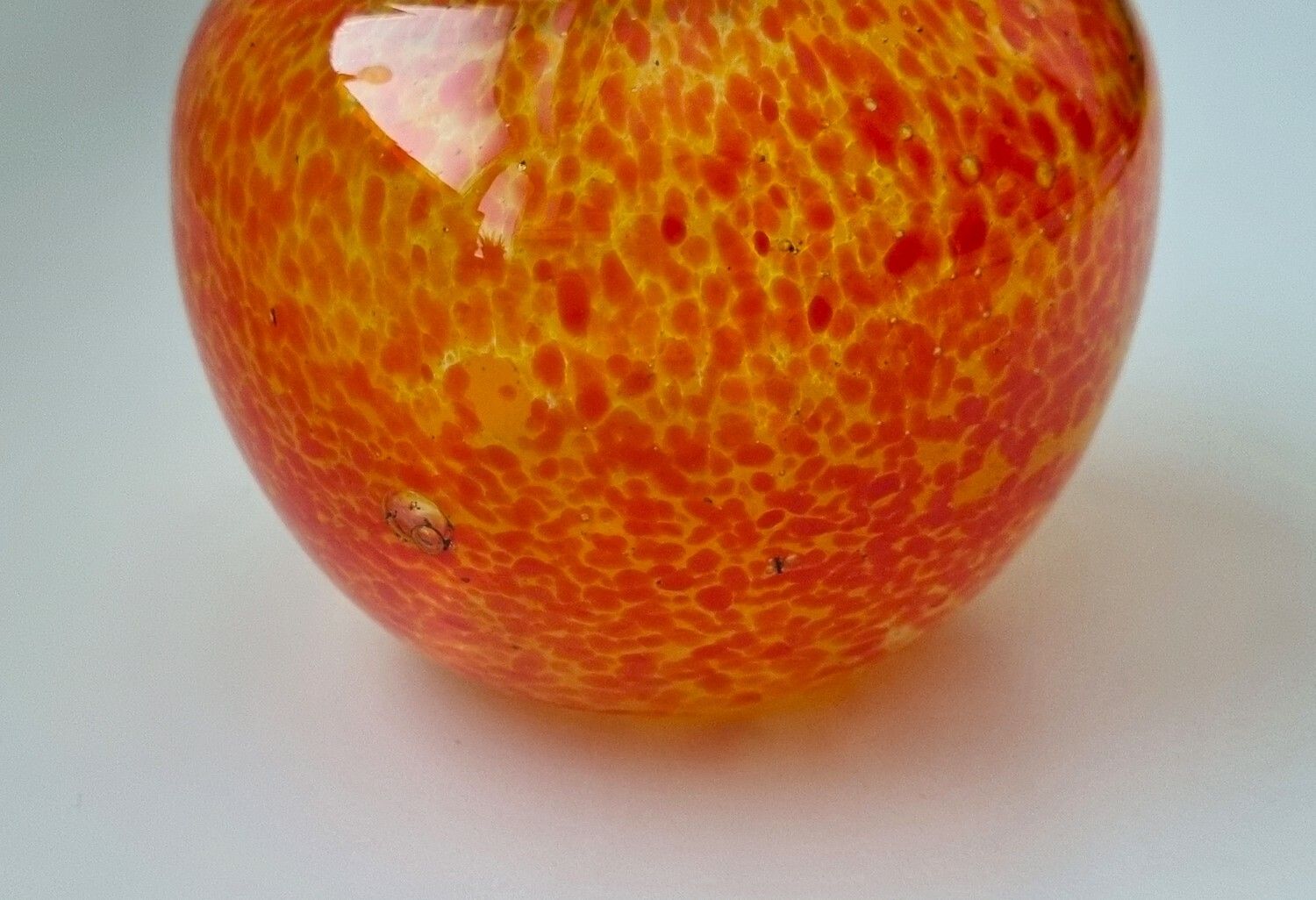 Glasfrukt, Äpple i glas, dekorationsföremål
