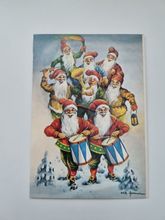 Vykort - Dubbelt vykort / Julkort. Erik Forsman