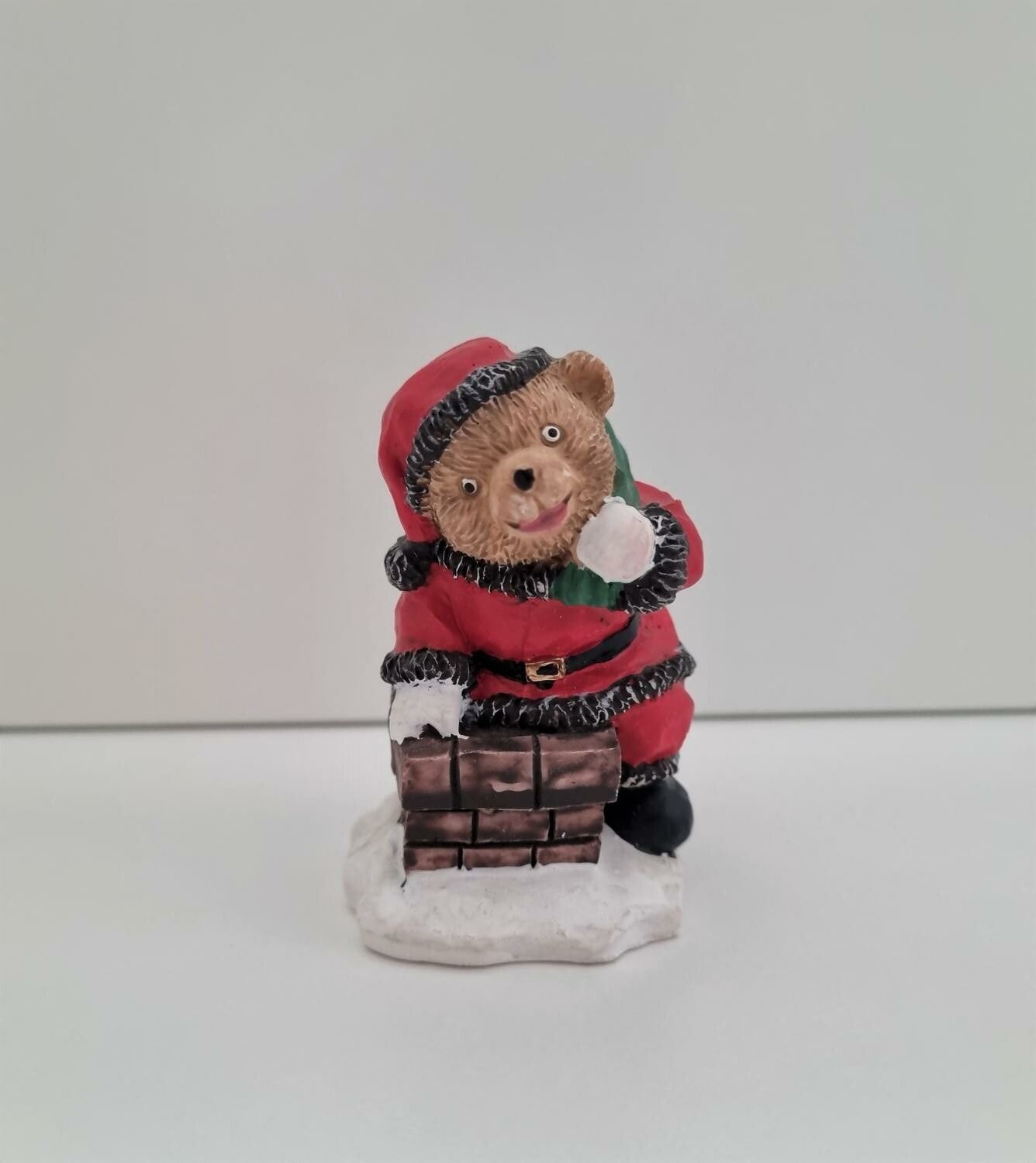 Figurin, Tomtebjörn med julsäck (115 gram)