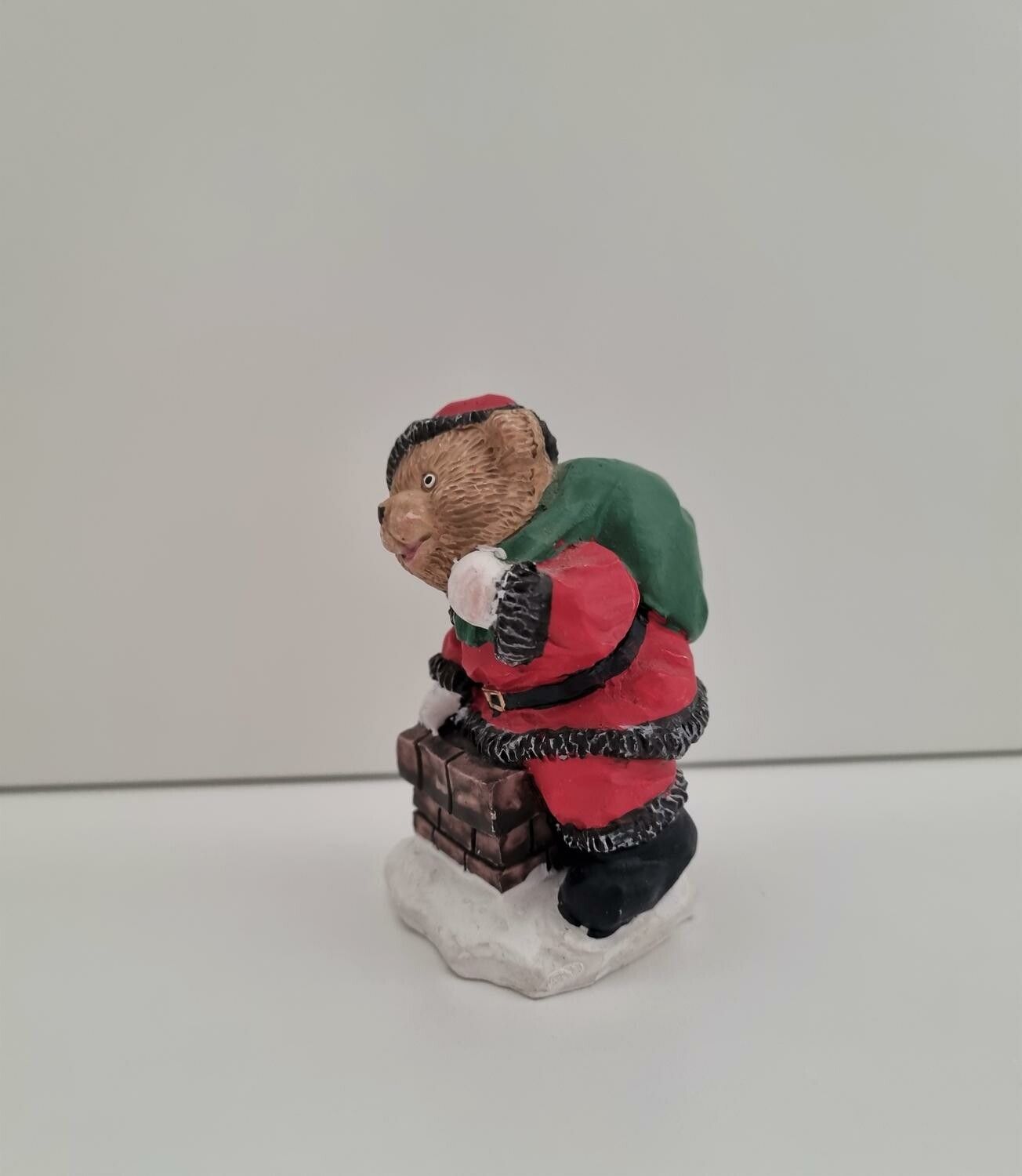 Figurin, Tomtebjörn med julsäck (115 gram)
