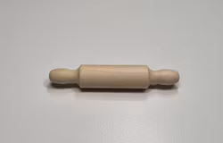 Brödkavel, kavel i trä - Miniatyr till dockskåp, tittskåp med mera