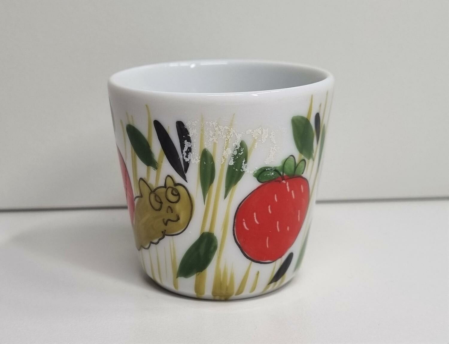 1 st söt liten kopp / mugg, miniatyrkopp, minikopp