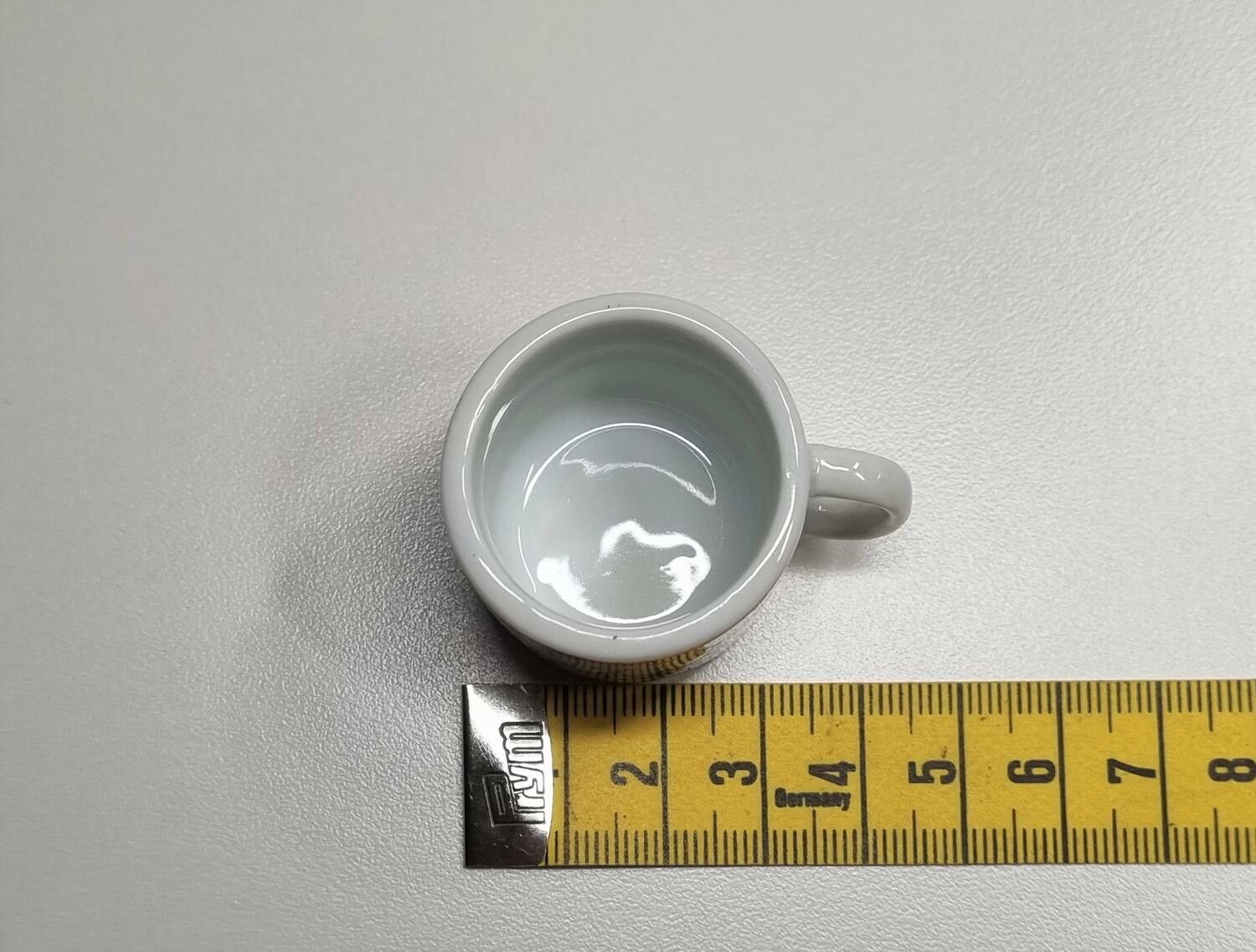 1 st söt tysk liten miniatyrmugg, minimugg