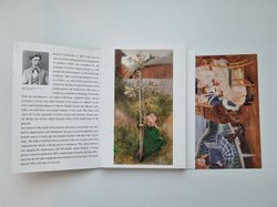 Häfte med 30 st oskrivna vykort Carl Larsson