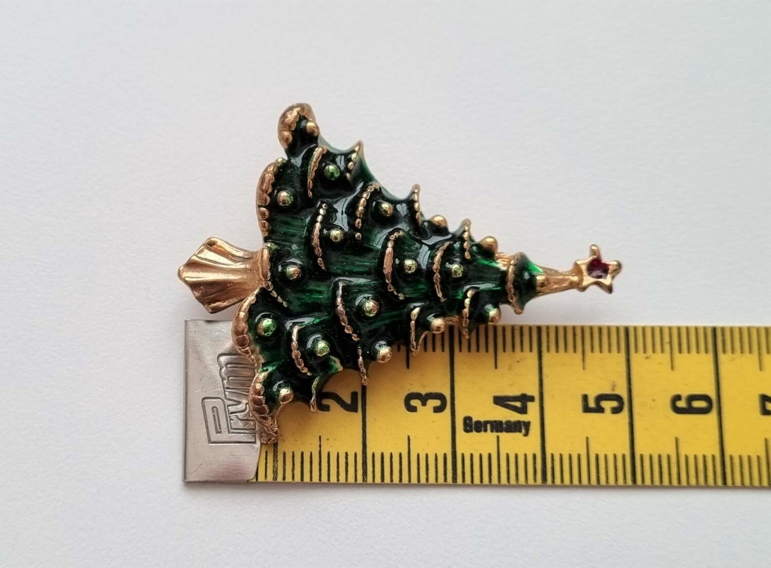 Brosch Julgran. Julgransbrosch