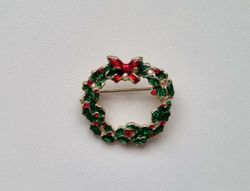 Brosch julkrans. Julkransbrosch