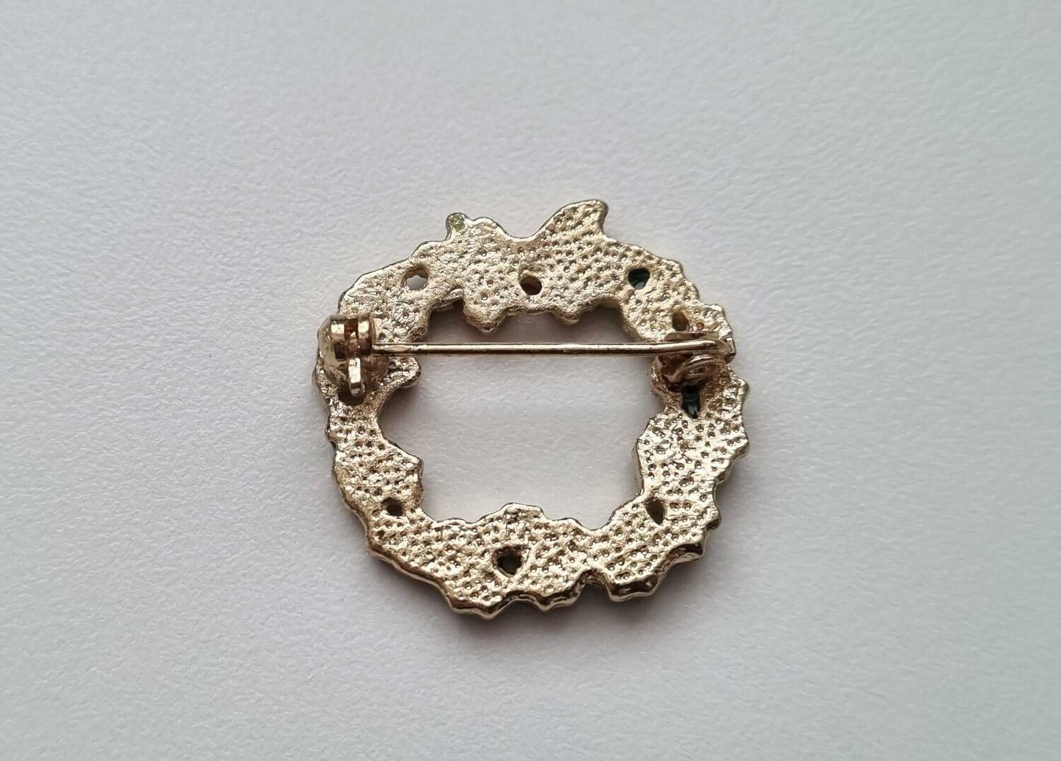 Brosch julkrans. Julkransbrosch
