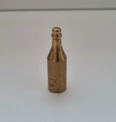 Flaska, miniatyr till dockhus, dockskåp / tittskåp med mera
