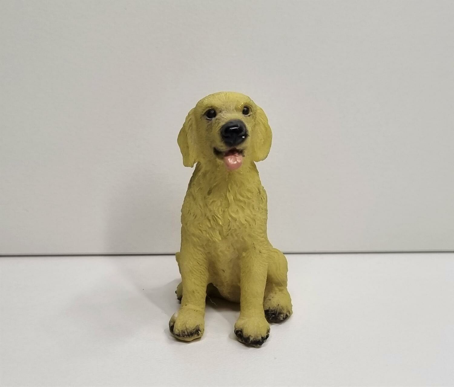 Hund miniatyr, miniatyrhund, minihund i porslin