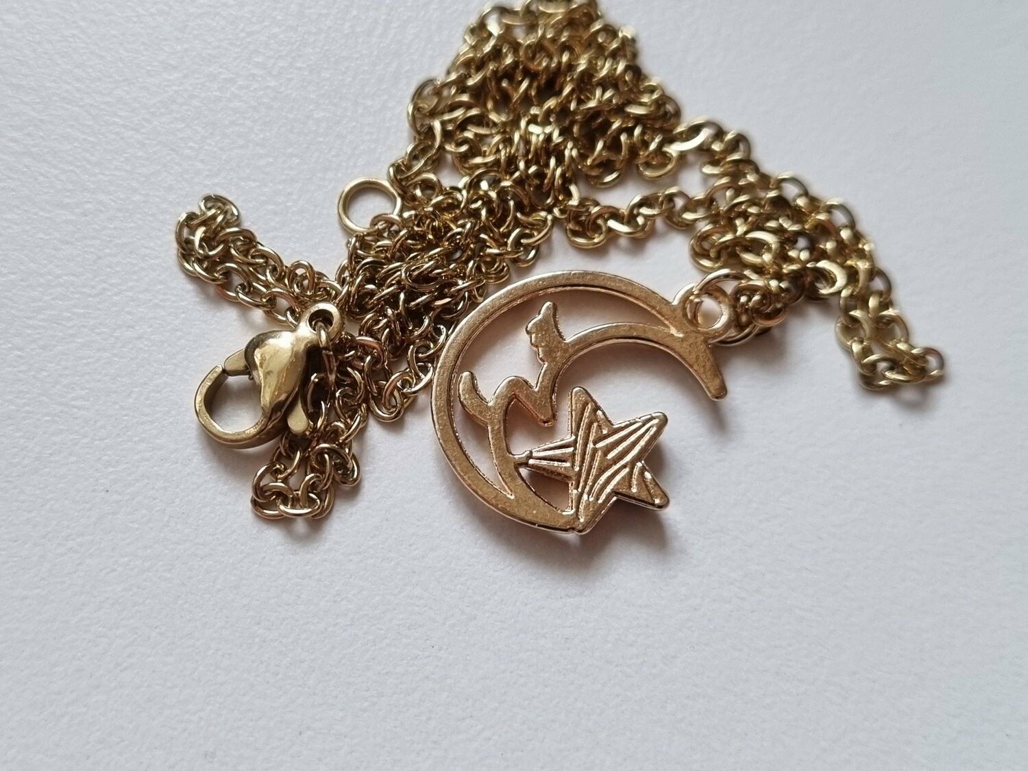 Halsband Måne med stjärna