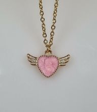 Halsband Rosa hjärta