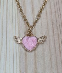 Halsband Rosa hjärta