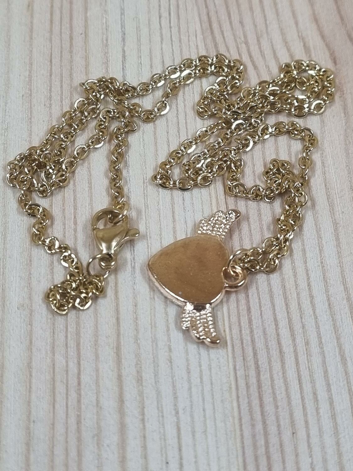 Halsband Rosa hjärta