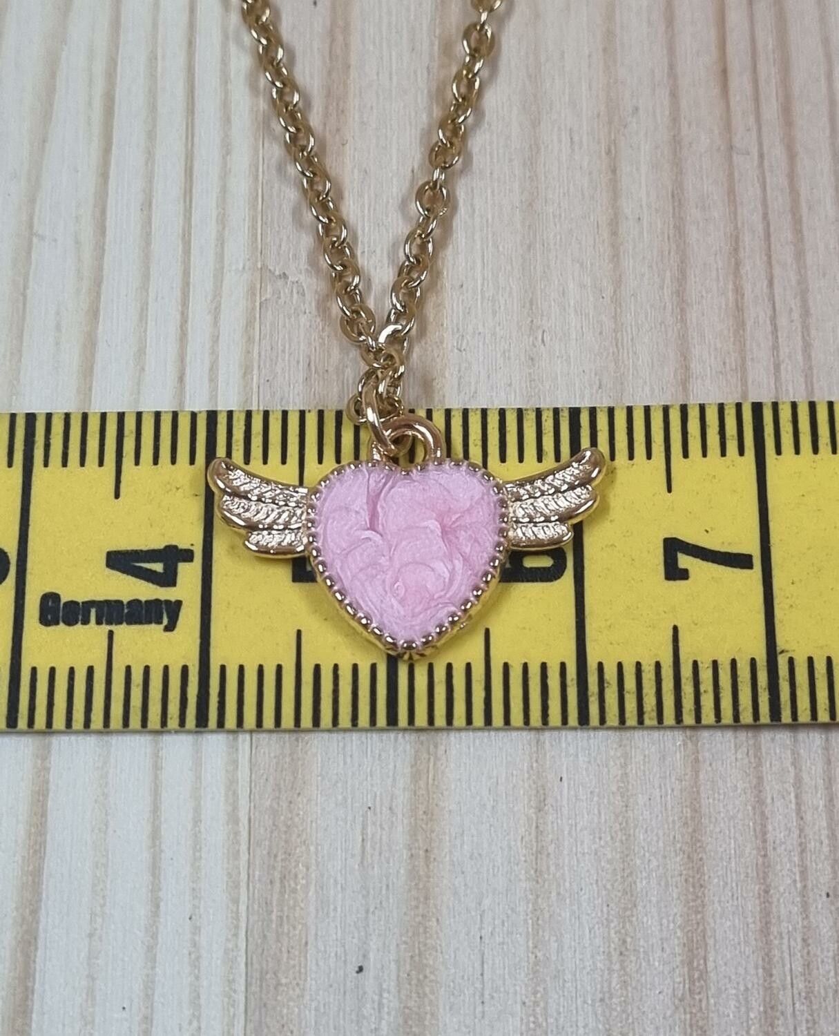 Halsband Rosa hjärta