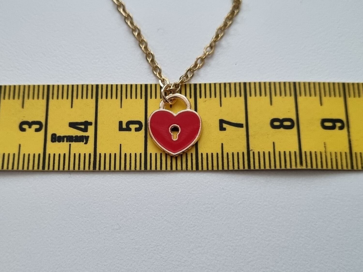 Halsband Hjärta med nyckelhål