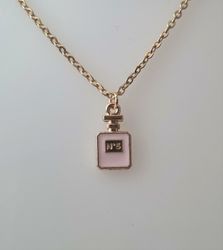 Halsband med parfymflaska (45 cm lång kedja)