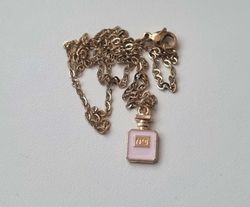 Halsband med parfymflaska (45 cm lång kedja)