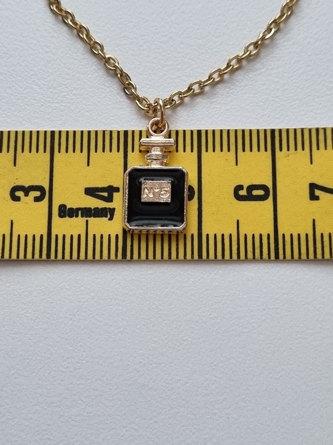 Halsband med parfymflaska (45cm lång kedja)