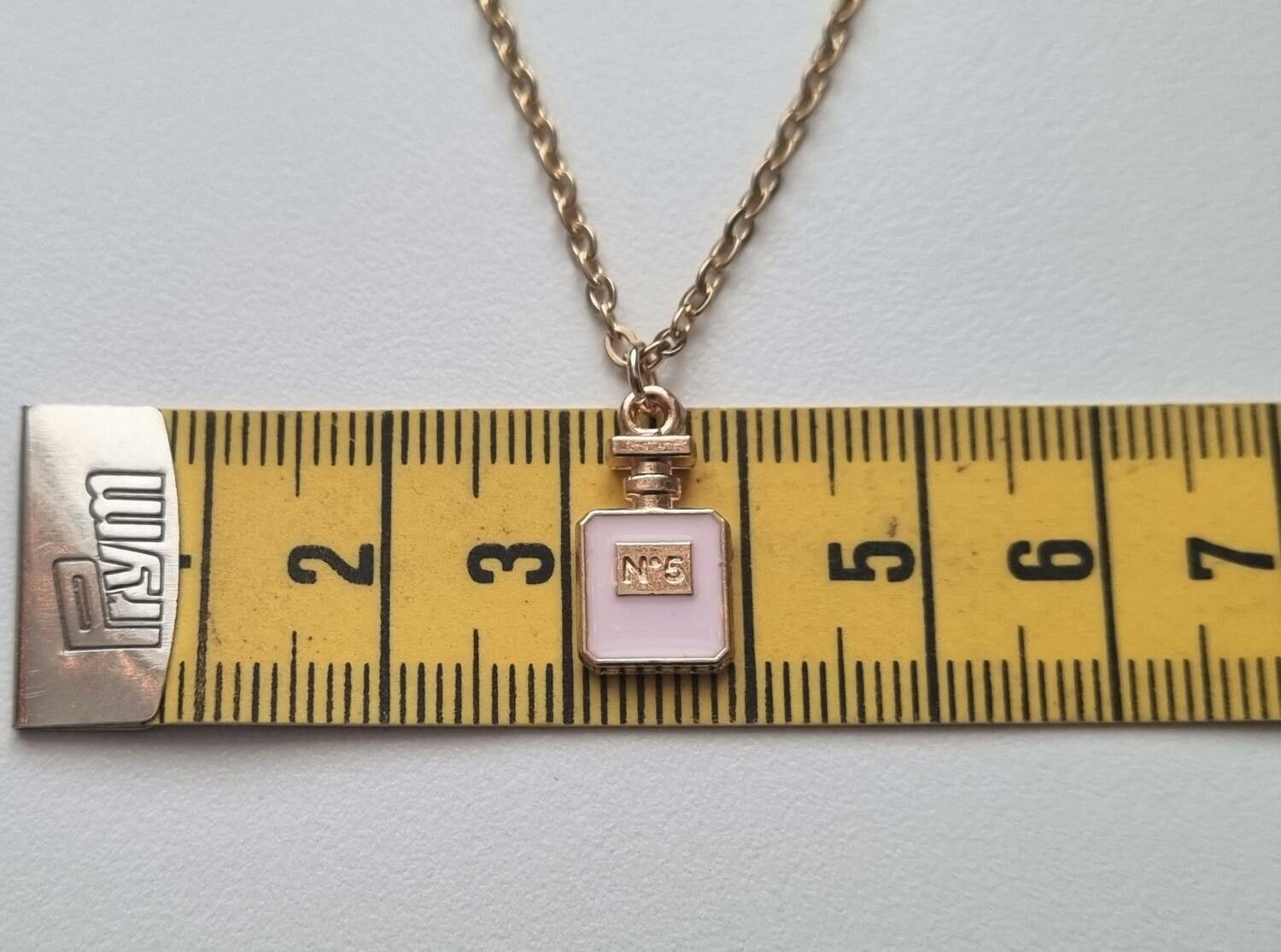 Halsband med parfymflaska (45 cm lång kedja)