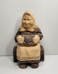 Figur / skulptur - Gumma, signerad Ero (418 gram)