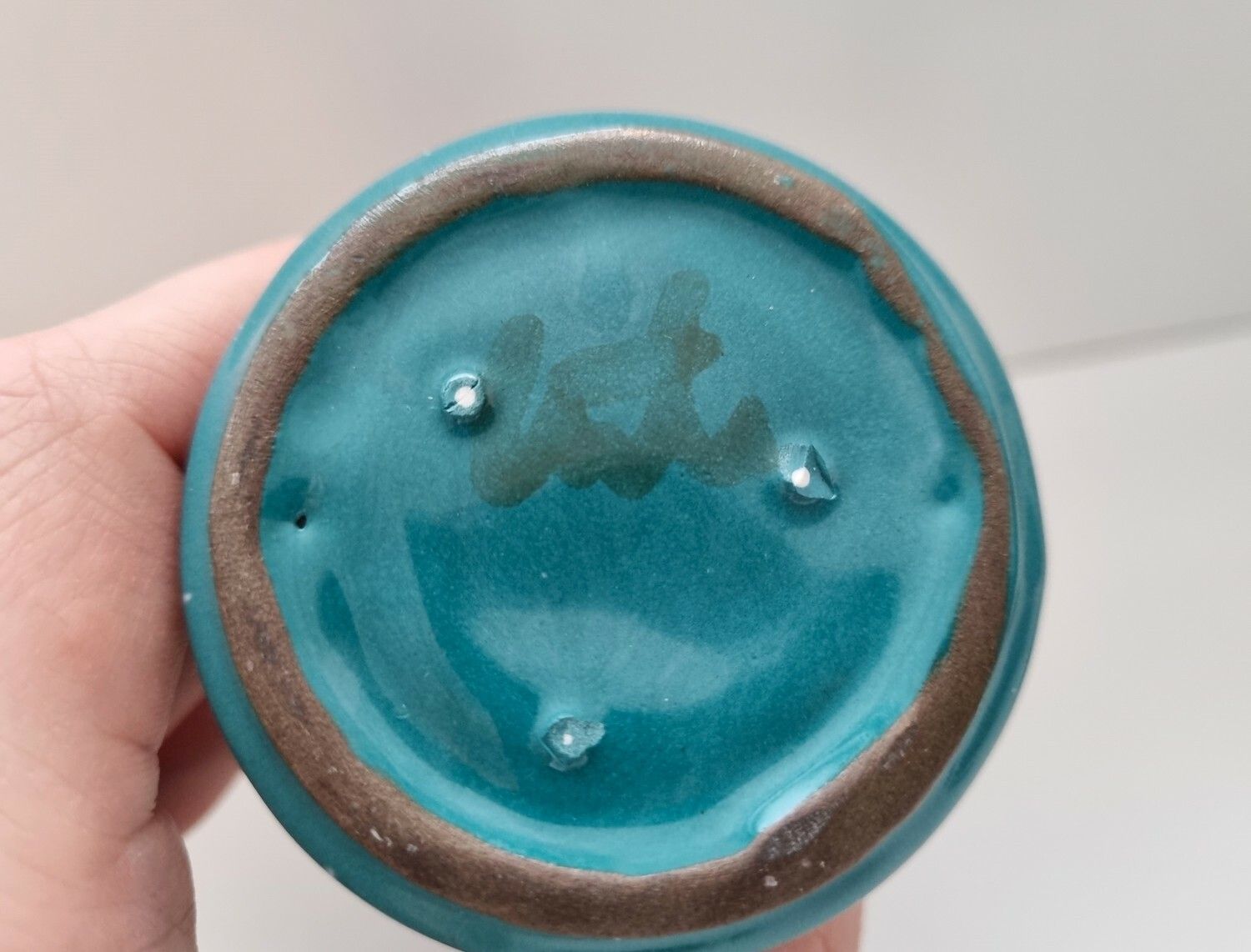 Prydnadsföremål, Deco handmålat, signerad undertill