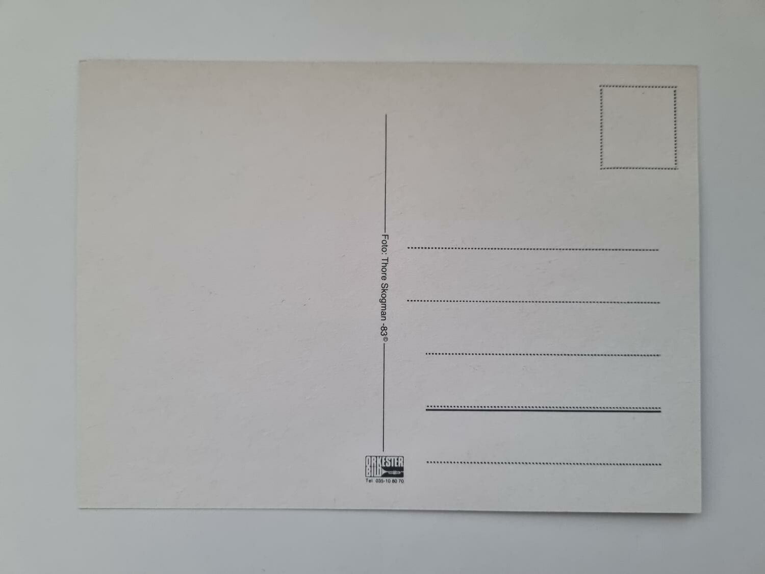 Vykort - Thore Skogman - Mitt hjärta in Sweden