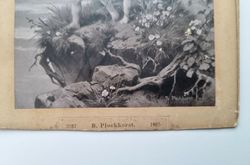 Bild/foto Guardian Angel, av B. Plockhorst 1885 (signatur på baksidan...)