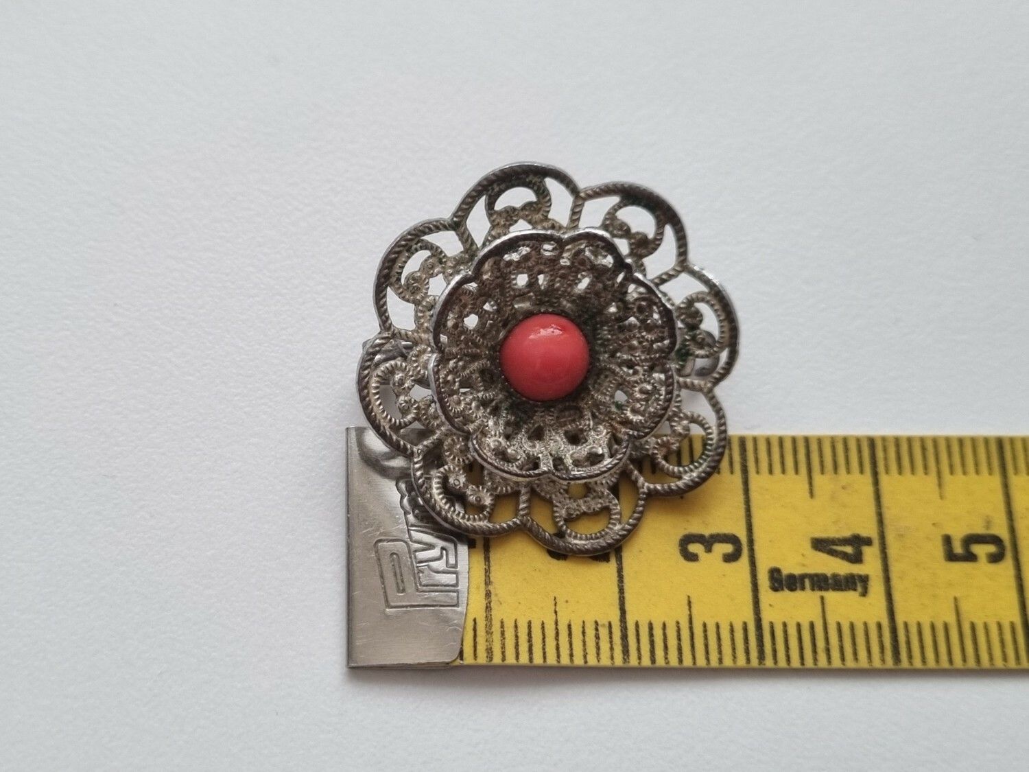 Brosch blomma, blombrosch i metall