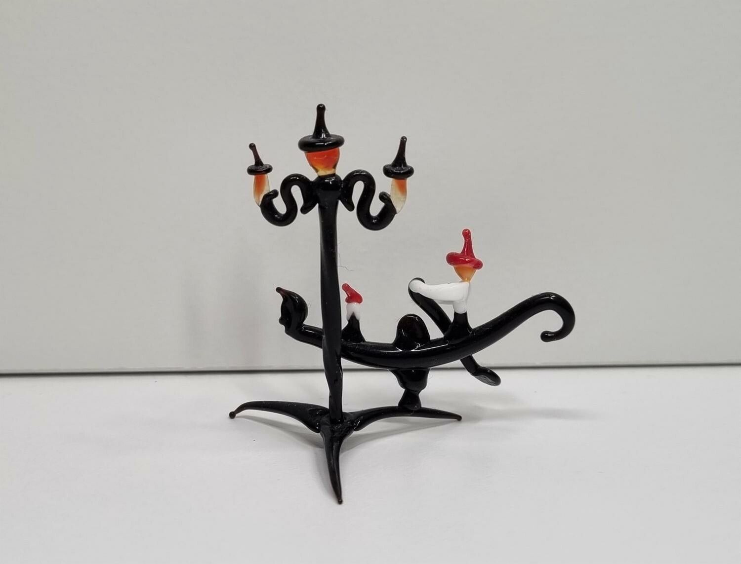 Liten gondol / gondoljär med en lampa