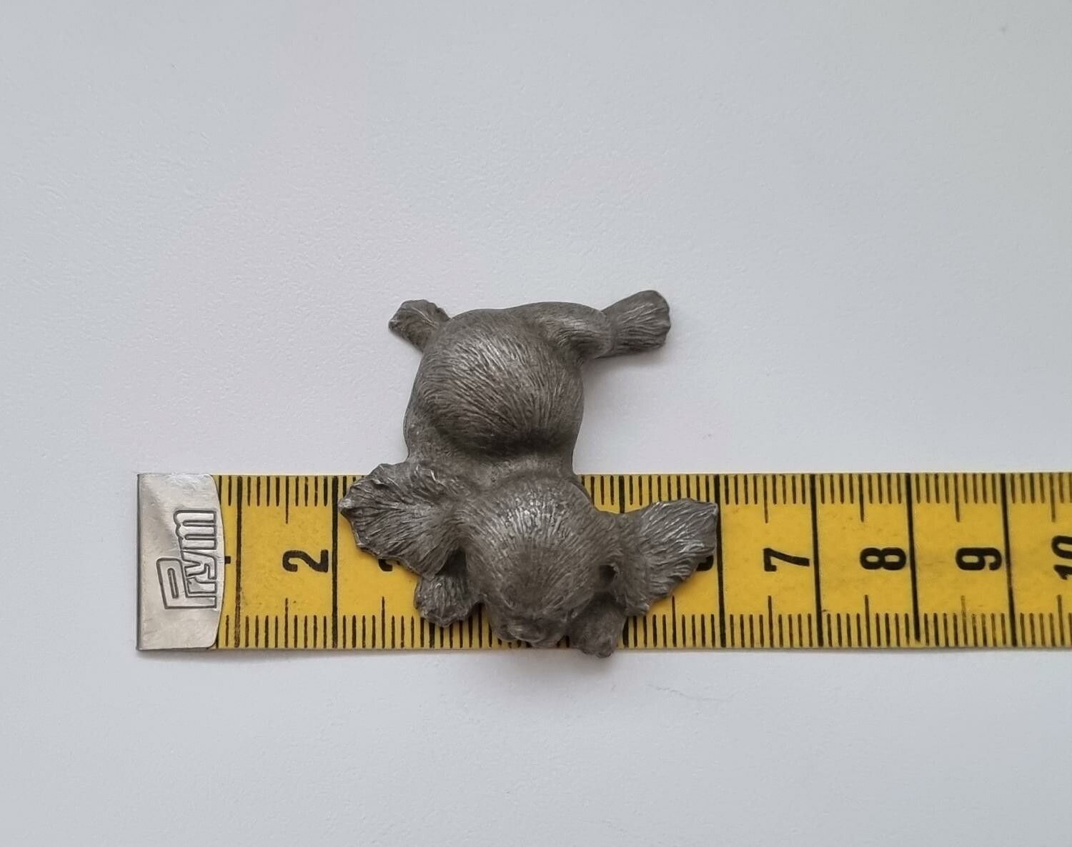 Söt liten hund i tenn - Spoontiques 1979