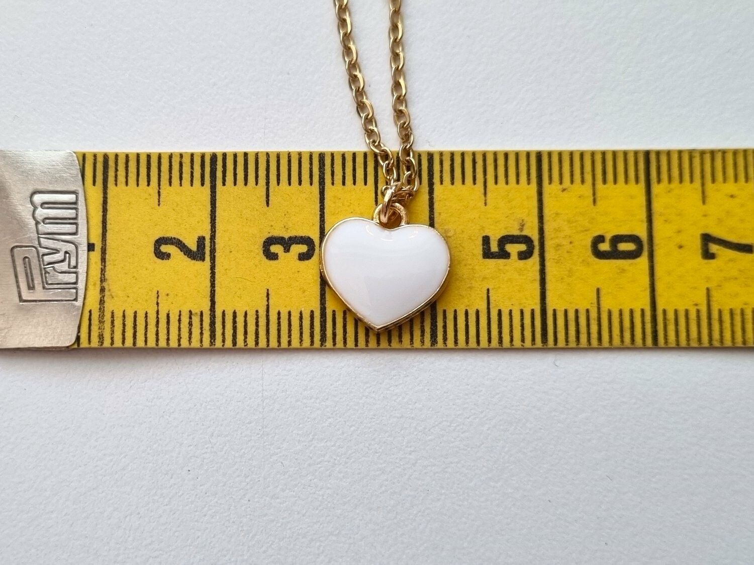 Halsband Vitt Hjärta