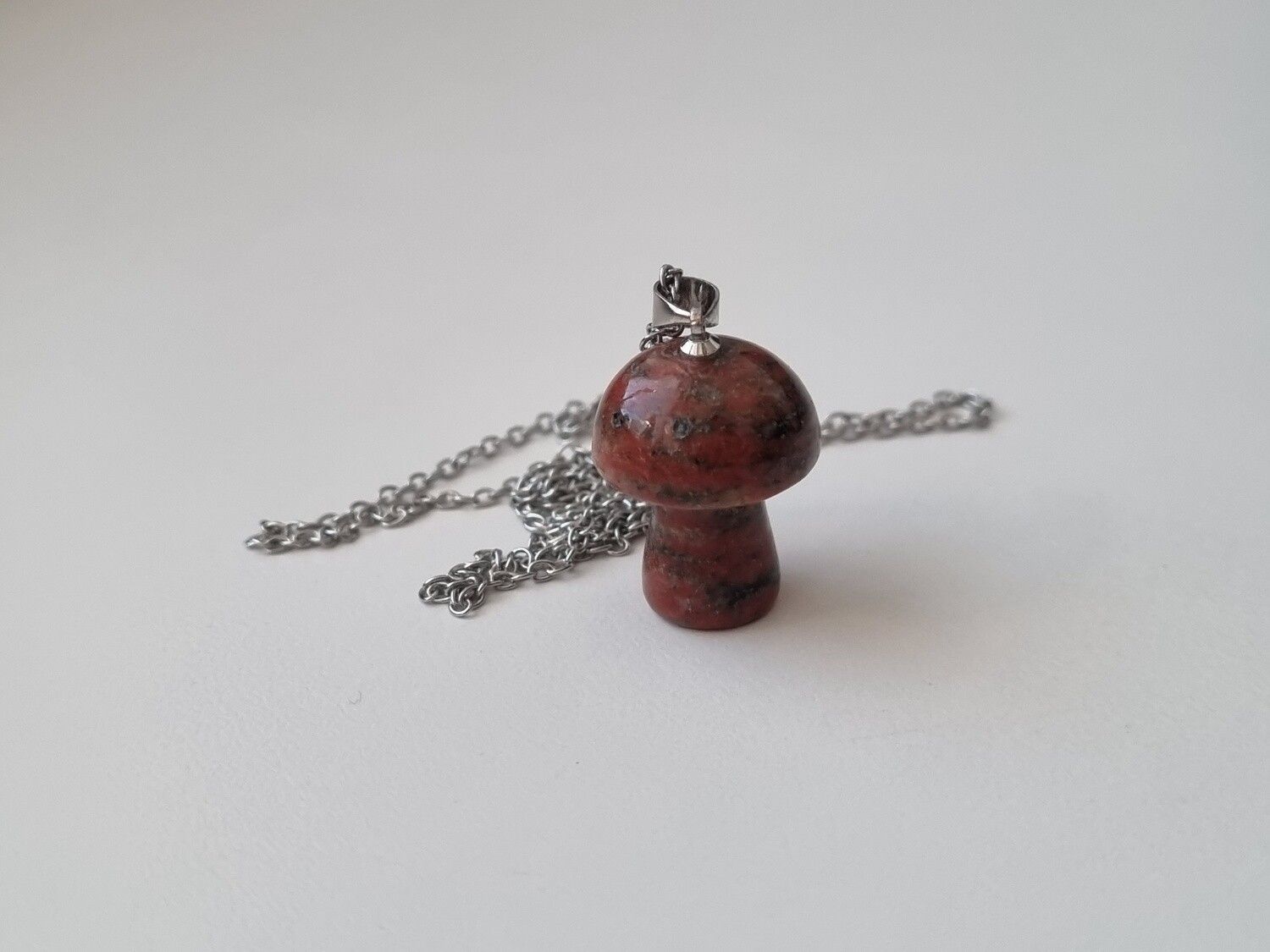 Halsband Svamp i sten (rostbrun)