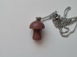 Halsband Svamp i sten (brun)