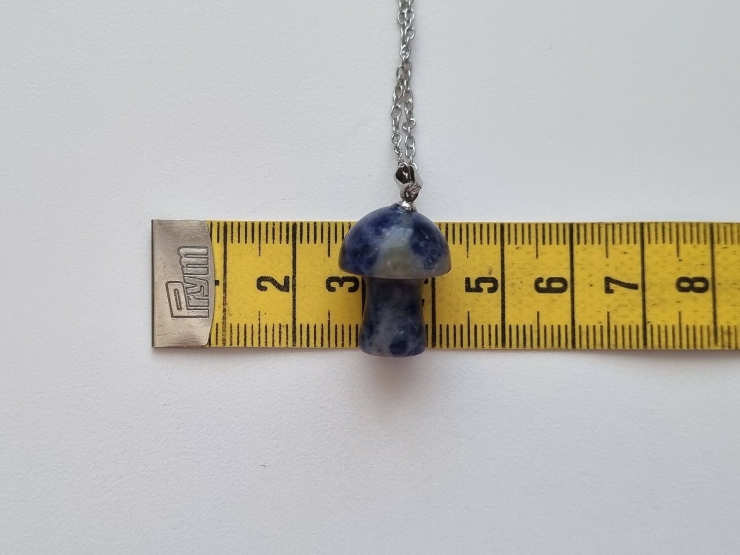 Halsband Svamp i sten (blå/grå)