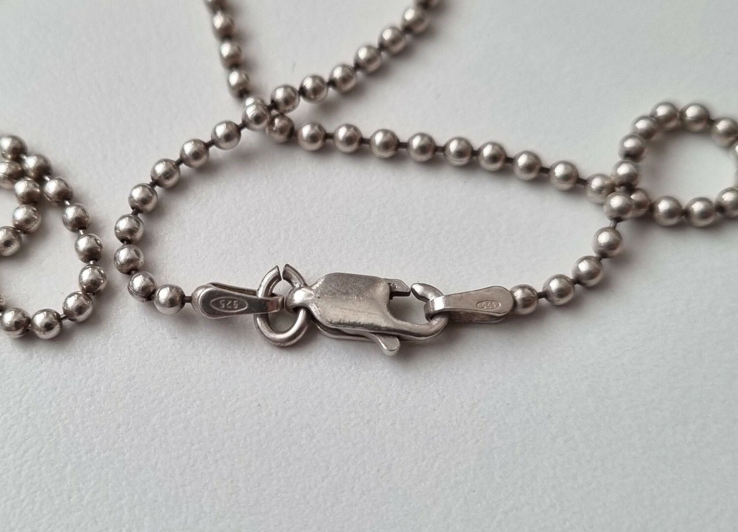 Halsband sterling 925, Hjärta / jordgubbshjärta