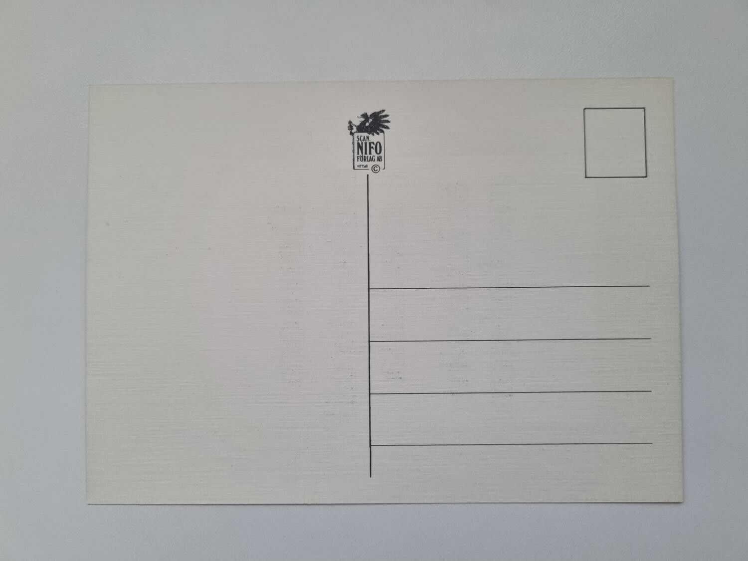Vykort - Den som håller sig väl med alla...