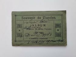 Häfte med 8 st äldre oskrivna vykort över Vianden (1918)